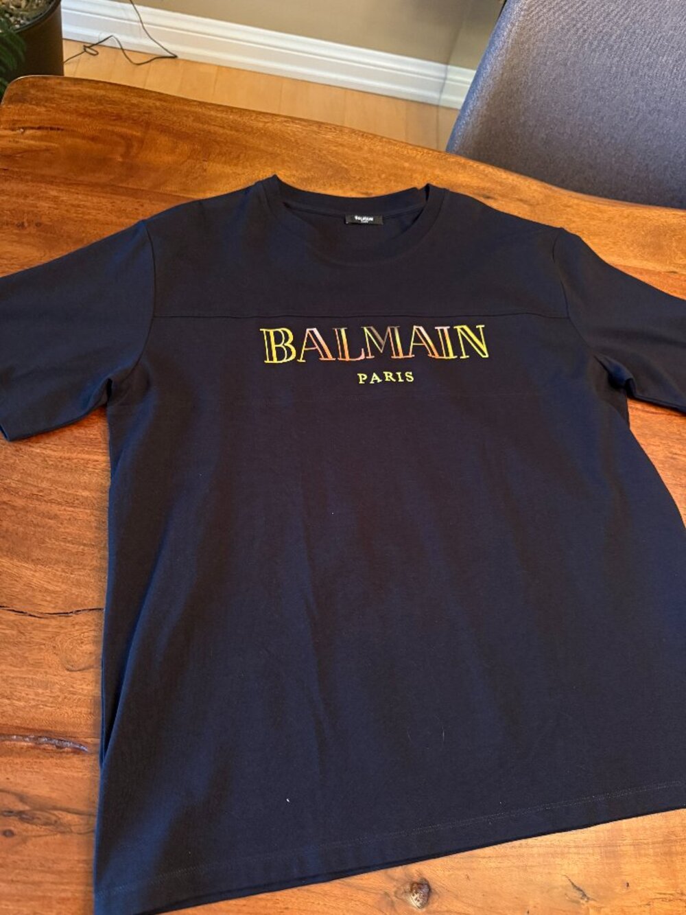 Balmain Men's T-shirt Lion King Broadway Collaboration - Size XL - Oversized